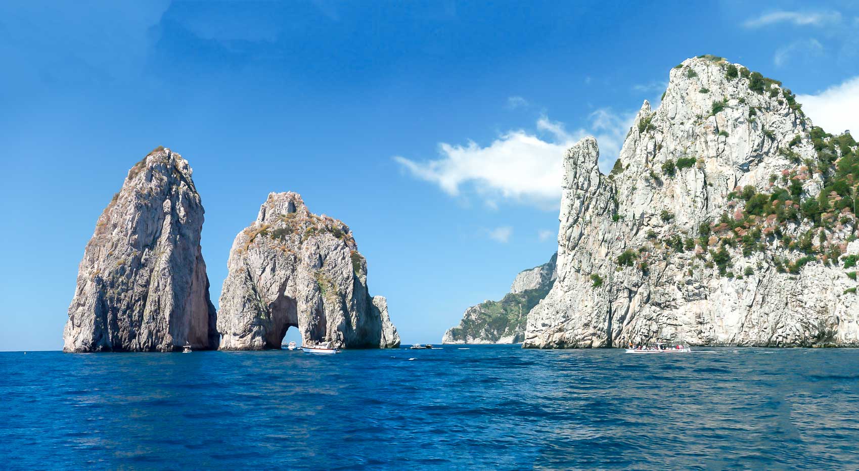 Faraglioni Rock Formation on Capri Island
