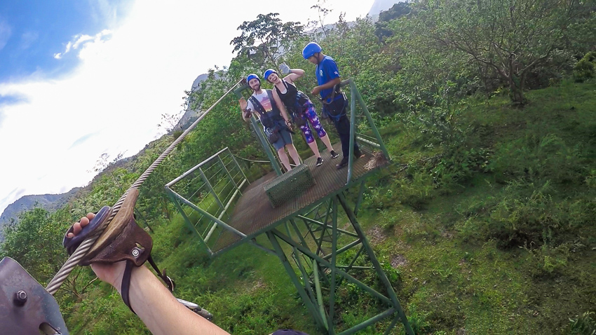 Platform on Big AMA Zipline Course