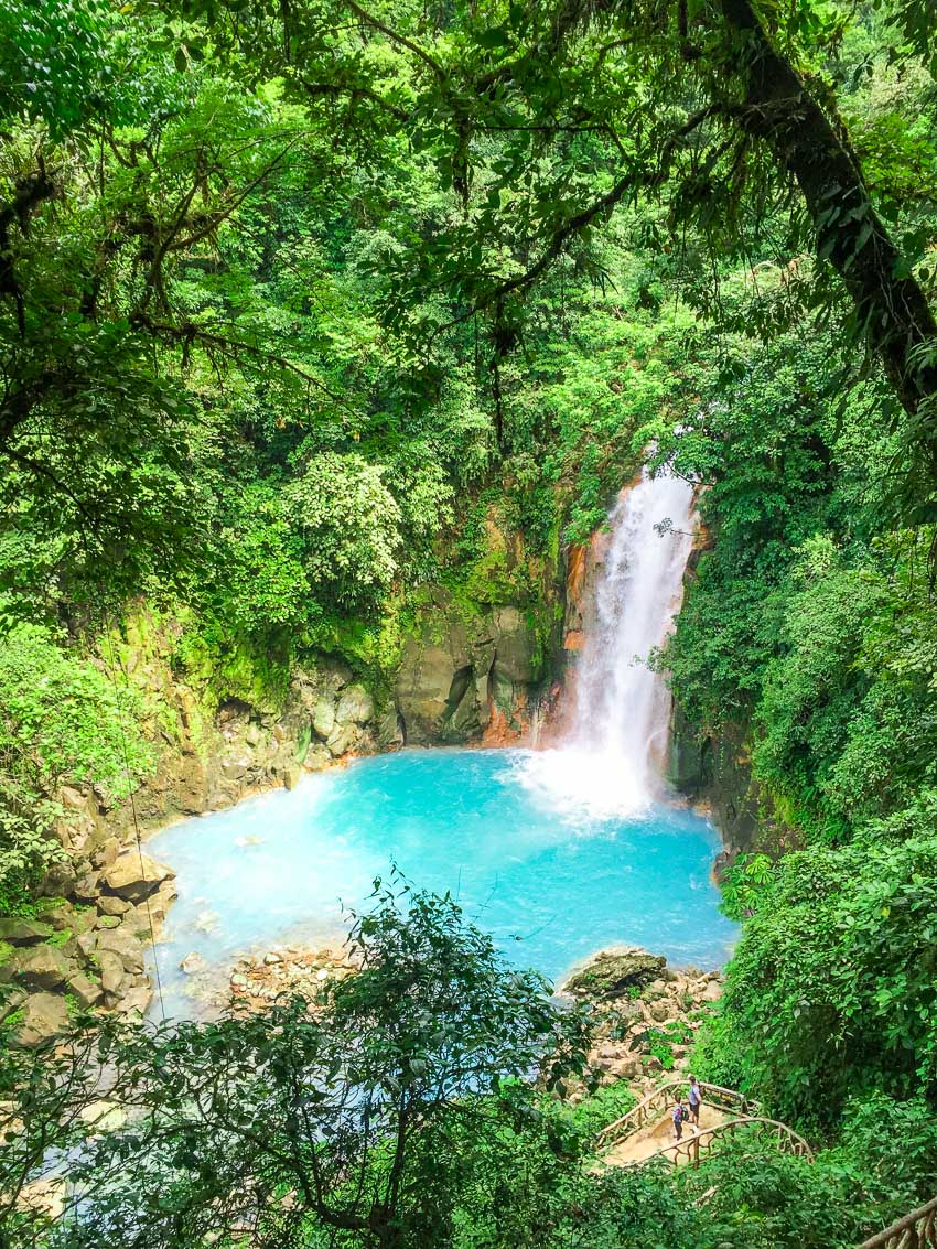 Rio Celeste waterfall