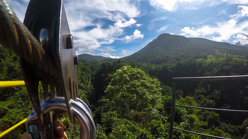 Ziplining in Costa Rica