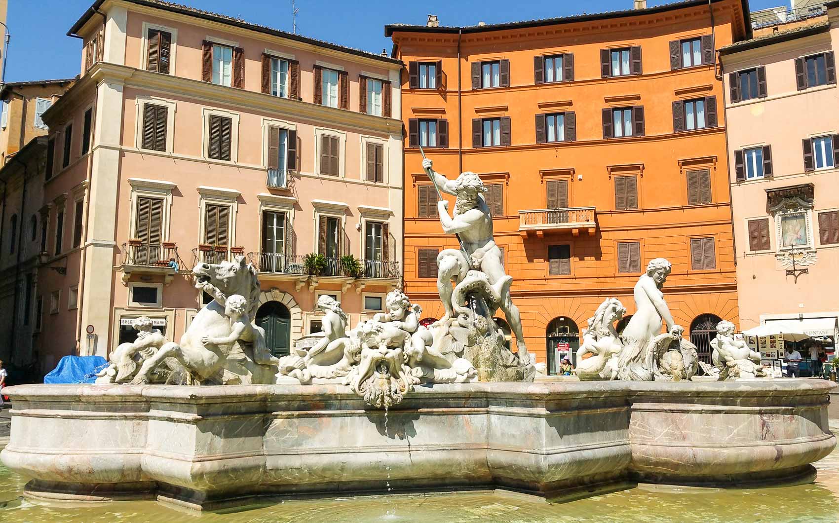 Fontana del Nettuno in Piazza Navona