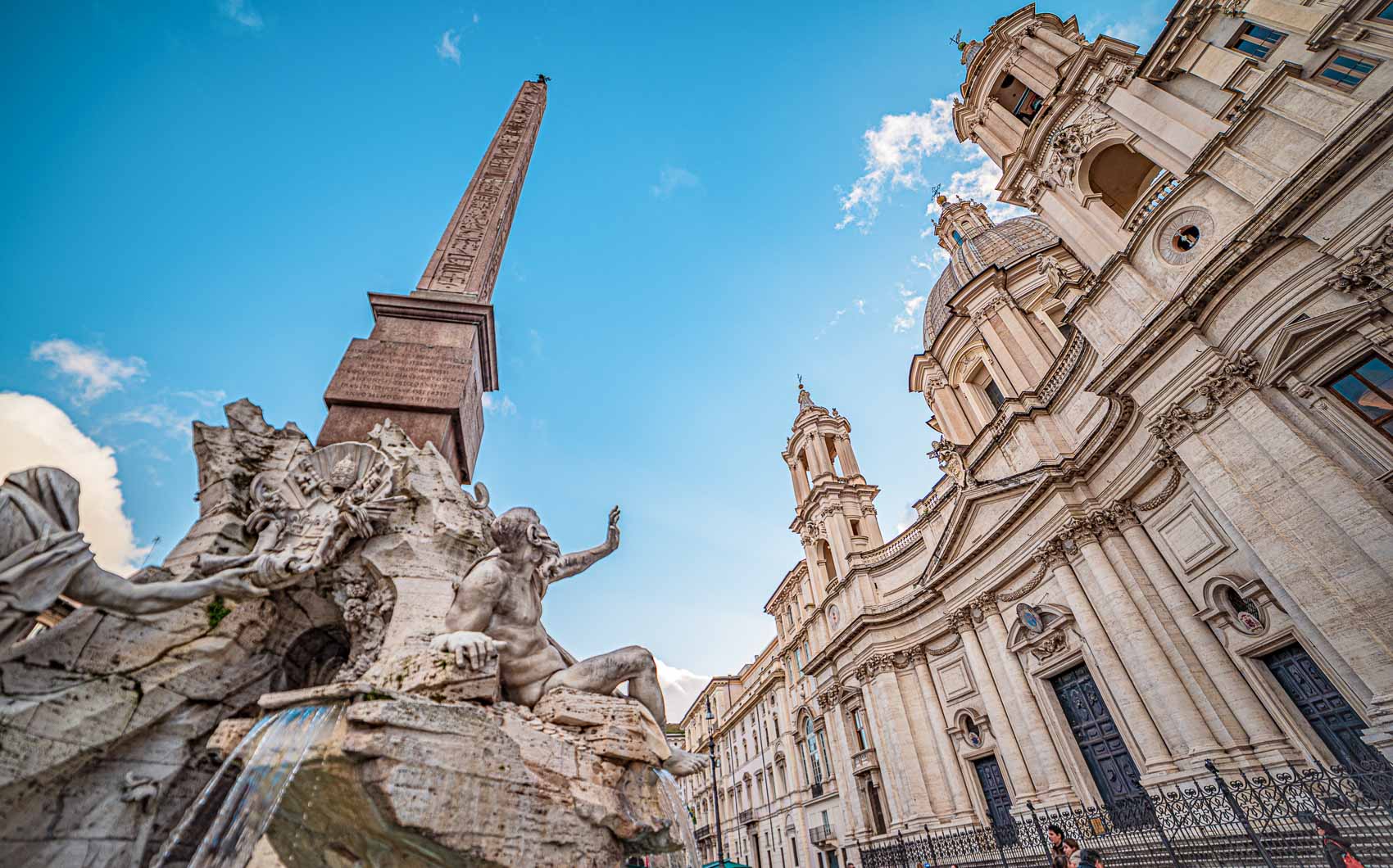 Fontana dei Quattro Fiumi in Piazza Navona