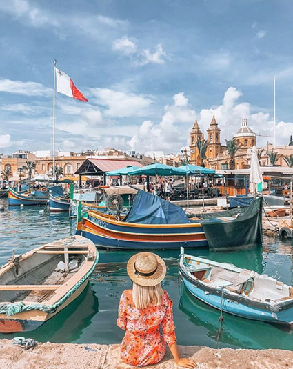 Marsaxlokk @blonde_aroundtheworld