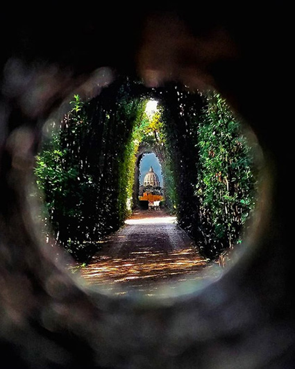 Villa del Priorato di Malta il Buco della Serrature “L’Occhiolino” @ossimorilatenti