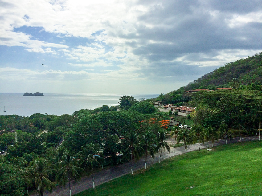 View of the water from our hotel - Villas Sol Costa Rica - where we stayed during our week in Guanacaste, Costa Rica