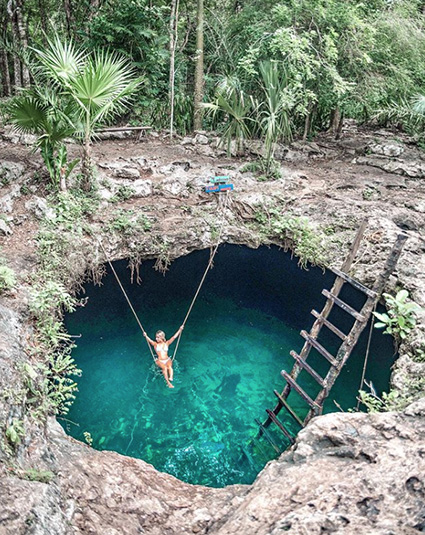 Cenote Calavera @instacassii