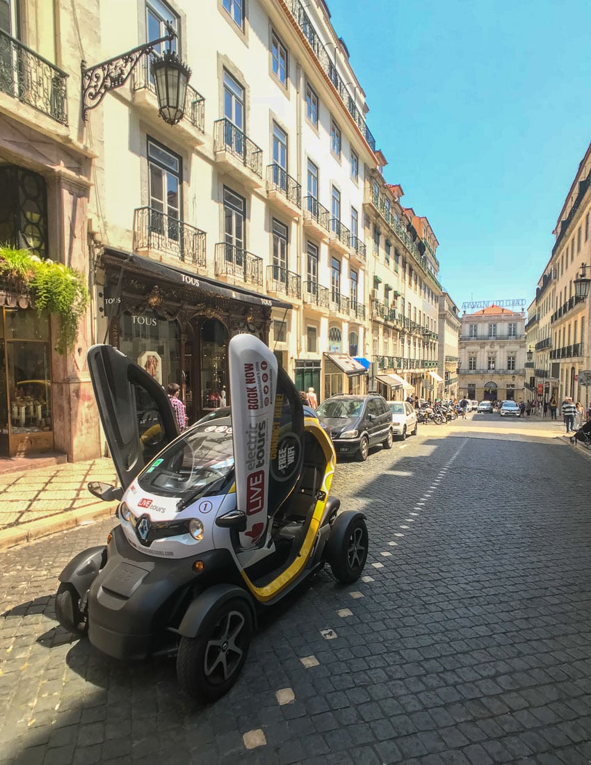 Lisbon's Best Kept Secret is riding a Twizzy with Live Electric Tours
